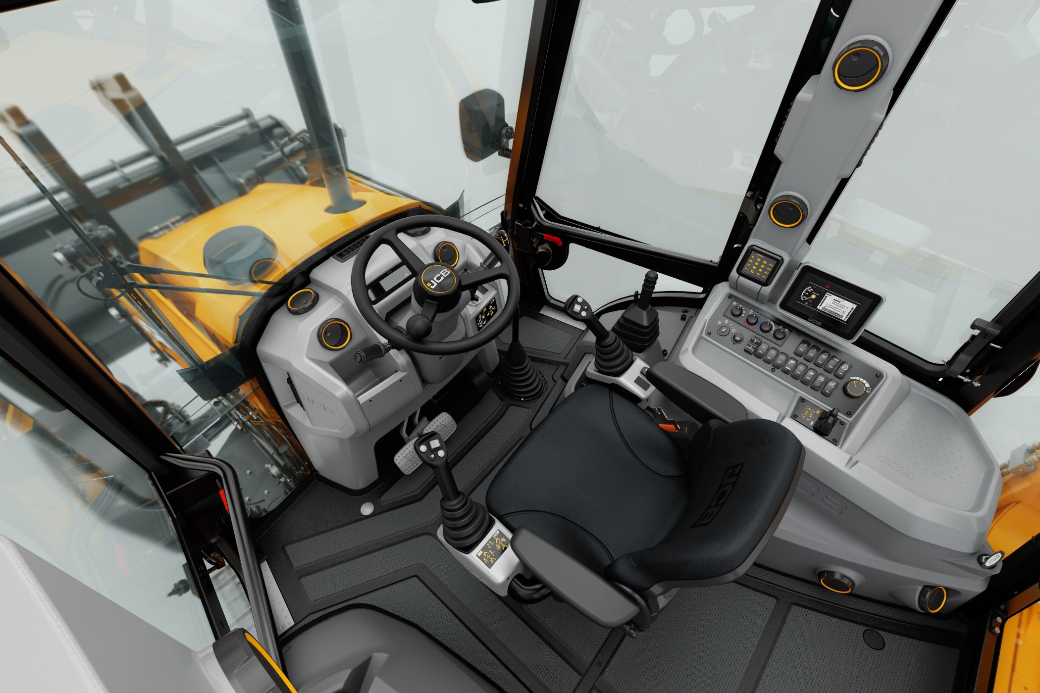 מחפרון 3CX SITEMASTER תא הנהג